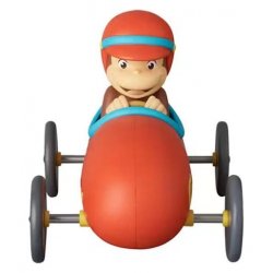 Curious George UDF Mini Figure w/Cart 6 cm
