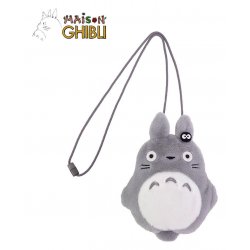 My Neighbor Totoro Plush Pouch with strings Big Totoro 20 x 15 cm