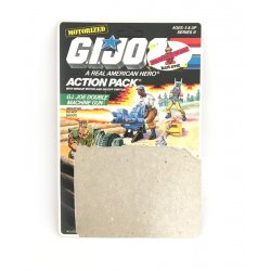 GI Joe – Action Pack G.I. Joe Double Machine Gun File Card Cardback