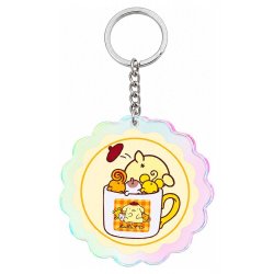 Sanrio Acrylic Keychain Pompompurin 30th Anniversary Squishy Cute Purin 02