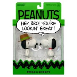 Peanuts ReAction Action Figures 2-Pack Snoopy & Spike 10 cm