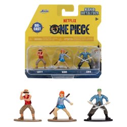 One Piece Nano Metalfigs Mini Figures 3-Pack