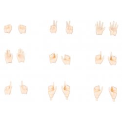 Megami Device M.S.G 09 Accessory Set 1/1 Hand Set Skin Color A