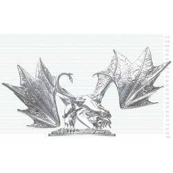 Dungeons & Dragons Nolzur's Marvelous Miniatures Unpainted Miniature Young Sapphire Dragon 20 cm