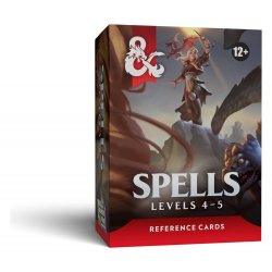 Dungeons & Dragons RPG Reference Cards: Spells (Levels 4-5) *English Version*