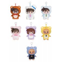 Detective Conan / Case Closed Plush Figures Bear Detective Series Blind Box 15 cm Display (6)