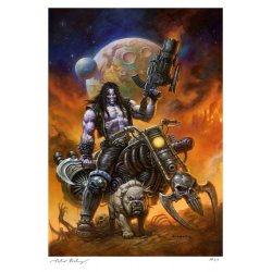 DC Comics Fine Art Print Lobo™: The Main Man by Alex Horley 46 x 61 cm - unframed
