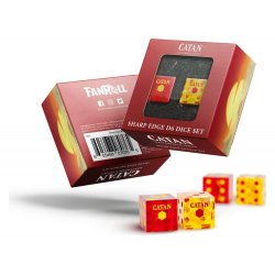 Catan Dice Set D6 Sharp Edge Resin