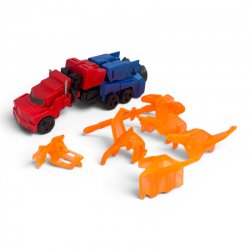 Transformers: Robots in Disguise - Decepticon Hunter Optimus Prime vs. Mini-Con Decepticon Bludgeon
