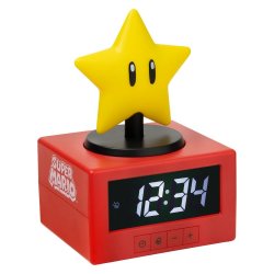 Super Mario Icon Alarm Clock Super Star 15 cm