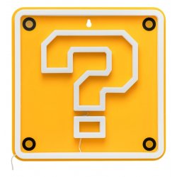 Super Mario LED Neon Wall Lamp Question Block 24 x 24 cm