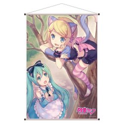 Hatsune Miku Wallscroll 08 Wonderland 2 60 x 90 cm