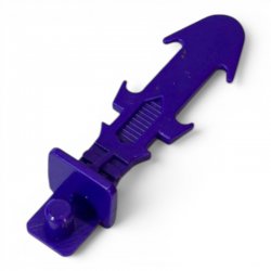 Transformers: G1 - Triple Changers Blitzwing Purple Electron Scimitar Sword