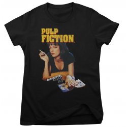 Pulp Fiction Baby Girly Tee Black