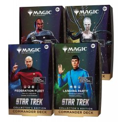 Magic the Gathering Star Trek Collector's Edition Commander Decks Case (4) english