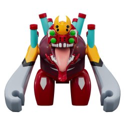 Rebuild of Evangelion Brickroid Mini Figure Evangelion Unit 02 Beast Form 2nd Phase (Type 1) 4 cm