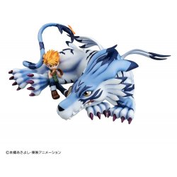 Digimon Adventure G.E.M. Series PVC Figure Garurumon & Ishida Yamato 25 cm (Repeat)