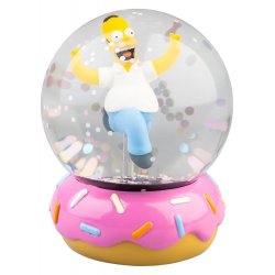 The Simpsons Snow Globe Homer Simpson Donut 10 cm