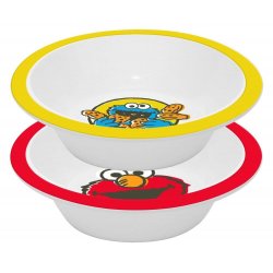 Sesame Street Cereal Bowl Vintage Kids 2-Pack 300ml