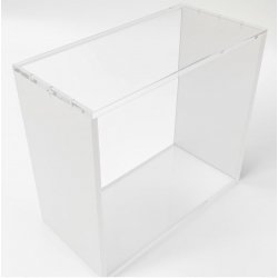 Evoretro Magnetic Acrylic Display Case for ETB with Colored Sides - White