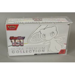 Evoretro Acrylic Display Case for Pokemon 151 UPC Box and Mega Charizard X UPC Box 23 x 39 cm