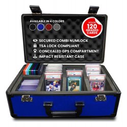 Evoretro Trading Card Storage Box for 120 Cards XL Blue