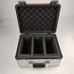 Evoretro Trading Card Storage Box for 90 Cards X Red and Silver