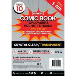 Evoretro Comics Topload Holder 10-Pack Silver