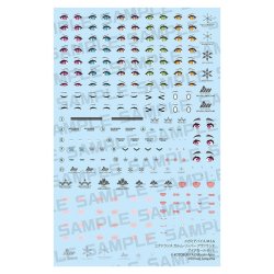 Megami Device M.S.G. Plastic Model Kit Yggdrasis Garm Ripper Avalanche Eye Decal Set