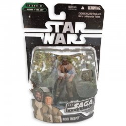 Star Wars: The Saga Collection - Rebel Trooper no.46 (Black Variant)