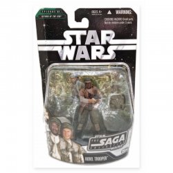 Star Wars: The Saga Collection - Rebel Trooper (Black Variant) no.046