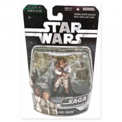 Star Wars: The Saga Collection - Rebel Trooper no.046 (Black Variant)