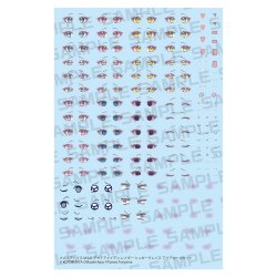 Megami Device M.S.G. Plastic Model Kit 1/1 Desire Maiden Raider Sugar Glaze Eye Decal Set 14 cm