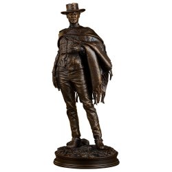 The Good, The Bad and the Ugly Statue The Man with No Name (Faux Bronze) 39 cm