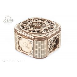 Ugears 3D Wooden Puzzle Treasure Box