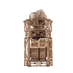 Ugears 3D Wooden Puzzle Sky Watcher Tourbillon Table Clock