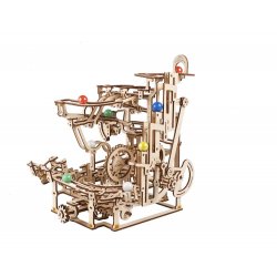 Ugears 3D Wooden Puzzle Marble Run Tiered Hoist