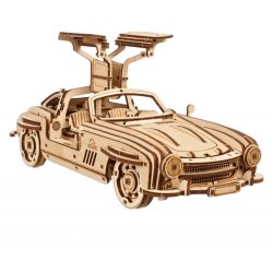 Ugears 3D Wooden Puzzle Winged Sports Coupe