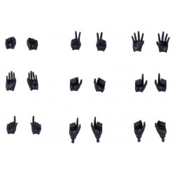Megami Device M.S.G. Plastic Model Kit 1/1 09 Hand Set Skin Color Black