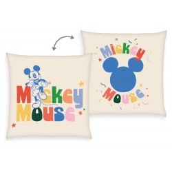 Disney Soft Velboa Pillow Mickey Mouse 40 x 40 cm