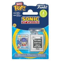 Sonic the Hedgehog Bitty POP! & Accessory Vinyl Figure 2-Pack Sonic w/KCHN 2 cm