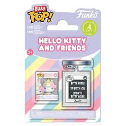 Sanrio Bitty POP! & Accessory Vinyl Figure 2-Pack Hello Kitty w/KCHN 2 cm