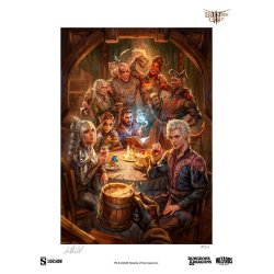 Baldur's Gate III Fine Art Print The Elfsong Tavern 61 x 46 cm - unframed