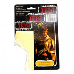 Star Wars: Return of the Jedi - Luke Skywalker (in Battle Poncho) Tri-logo 70-Back Cardback (Tri-logo 70-Back