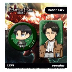 Attack on Titan Badges 2-Pack Levi
