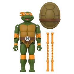 Teenage Mutant Ninja Turtles ReAction+ Action Figure Wave 02 Michelangelo