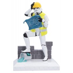 Original Stormtrooper Figure Hit a Brick Wall 18 cm