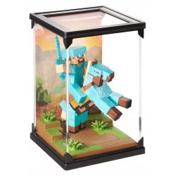 Minecraft Figure Diorama Diamond Armor Steve and Horse 18 cm