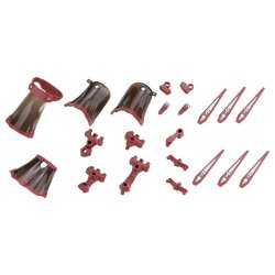 Kotobukiya M.S.G. Model Kit Accessory Set Mission Cloak Deep Red Ver. 4 cm