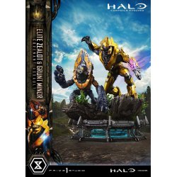 Halo: Campaign Evolved Ultimate Premium Masterline Series Statue 1/4 Elite Zealot & Grunt Minor 81 cm